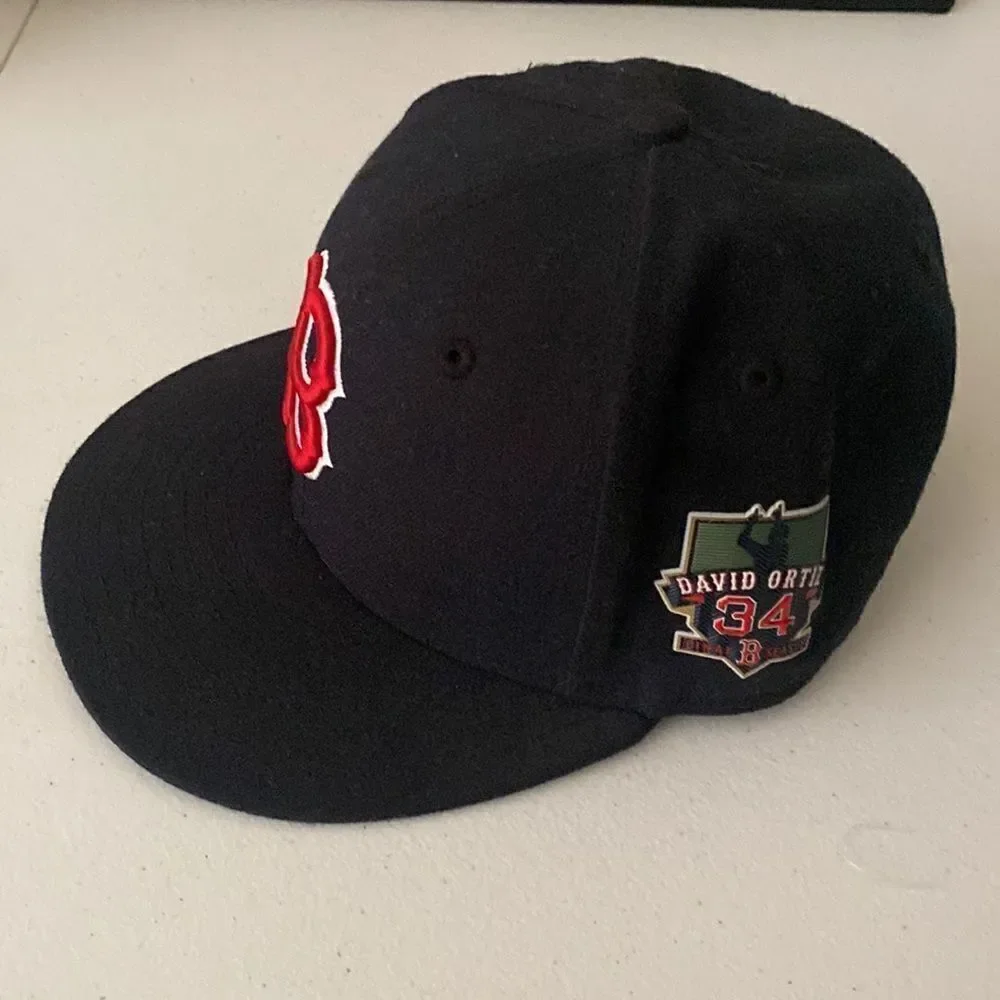 BOSTON RED SOX New Era DAVID ORTIZ  Final Season Hat Size 6 7/8